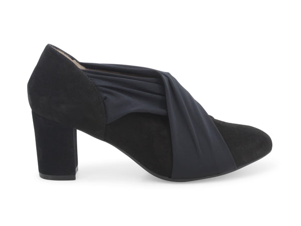 Melluso scarpe invernali eleganti in camoscio nero X5209B-218587